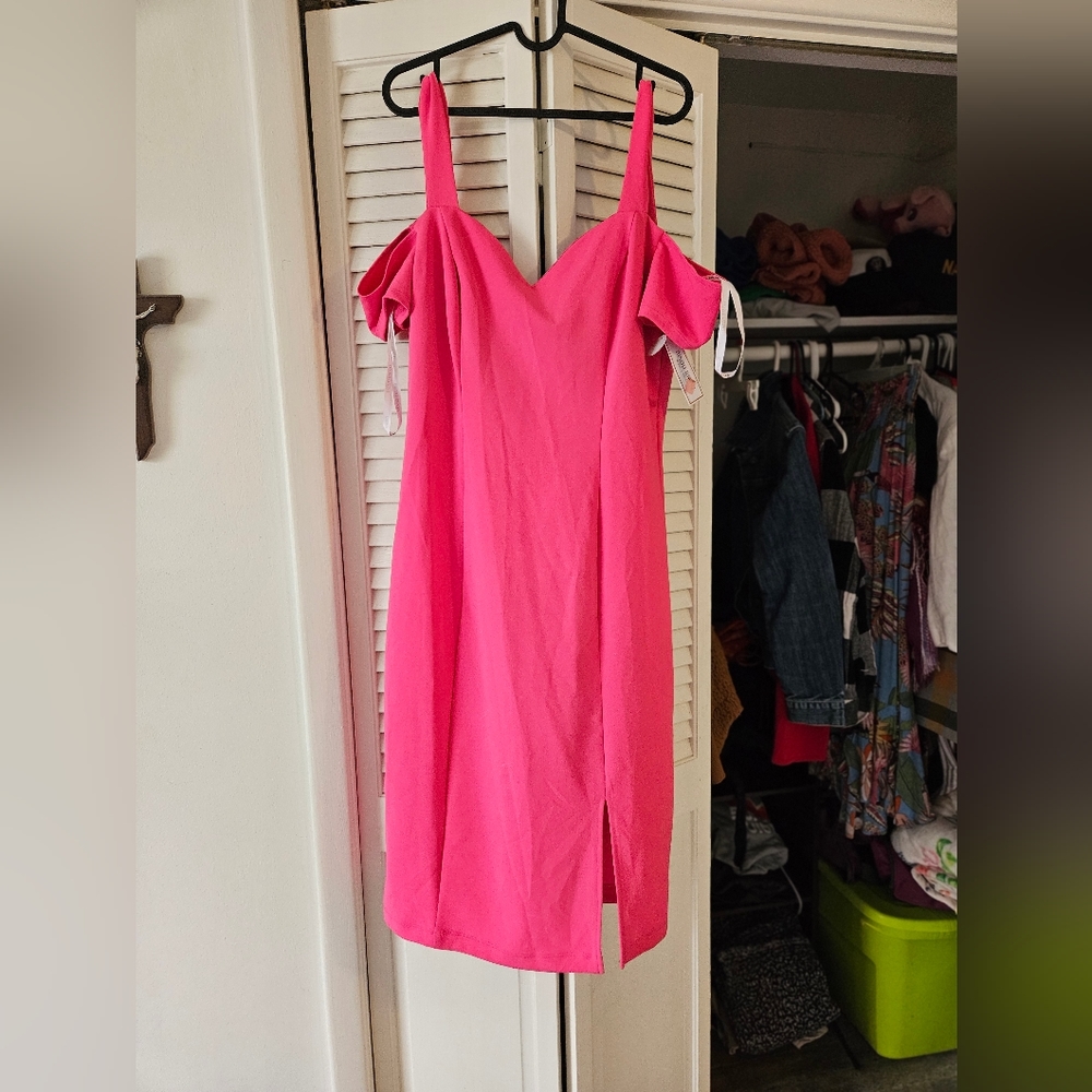 Pink dress size 14